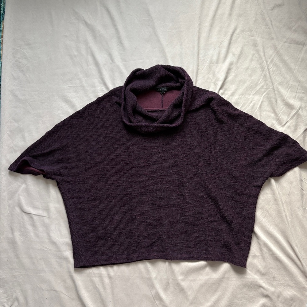 Lane Bryant Plum‎ Cowl Neck Dolman Sweater Top Size 14/16